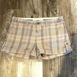 Burton Plaid Shorts. Size 7, EUC